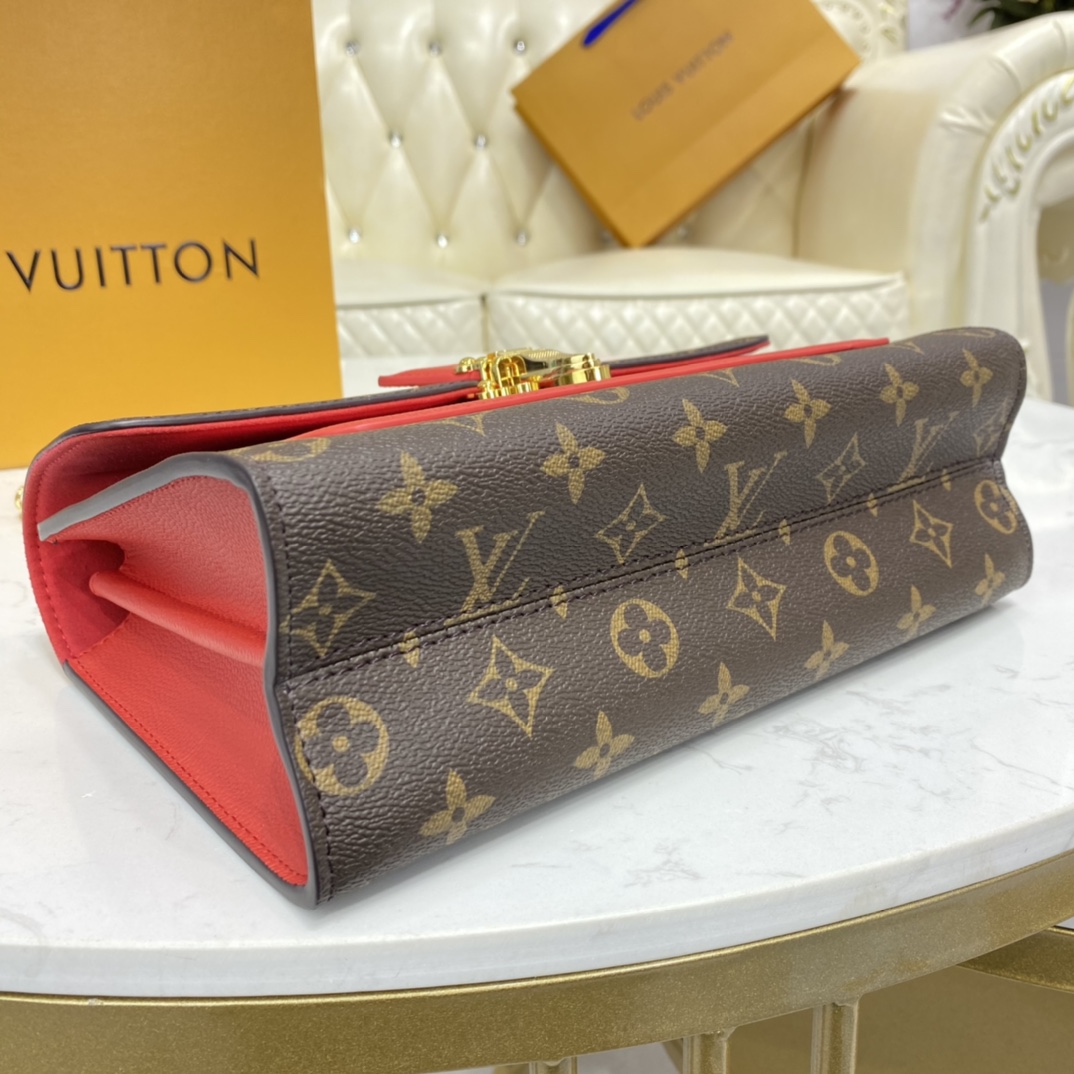 Louis Vuitton VICTOIRE Handbag Monogram M41731 Cerise Red